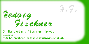 hedvig fischner business card